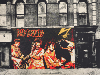 Shepard FAIREY (Obey) : Bad Brains Bowery and Bleecker, Sérigraphie originale signée