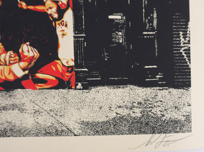 Shepard FAIREY (Obey) : Bad Brains Bowery and Bleecker, Sérigraphie originale signée