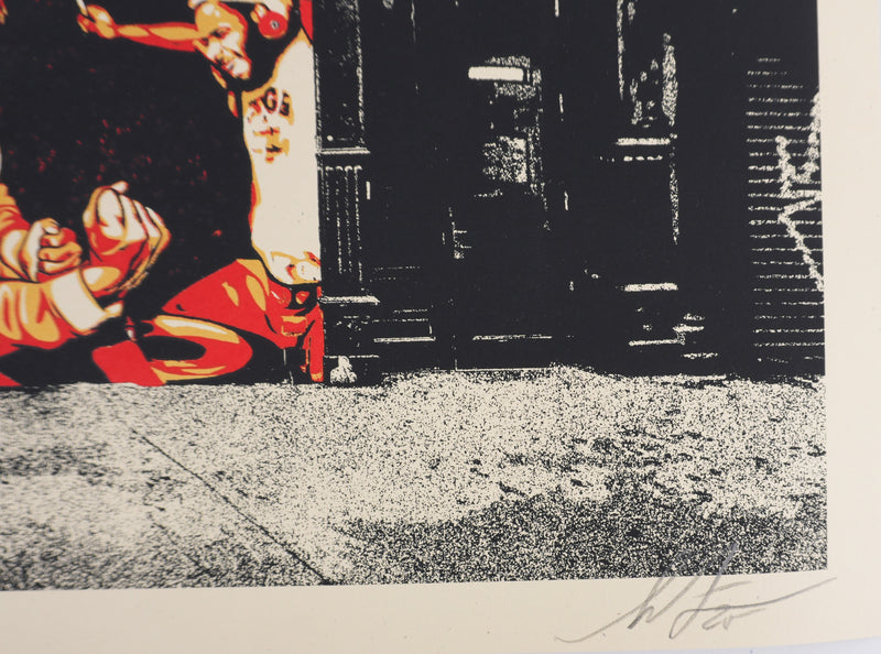Shepard FAIREY (Obey) : Bad Brains Bowery and Bleecker, Sérigraphie originale signée