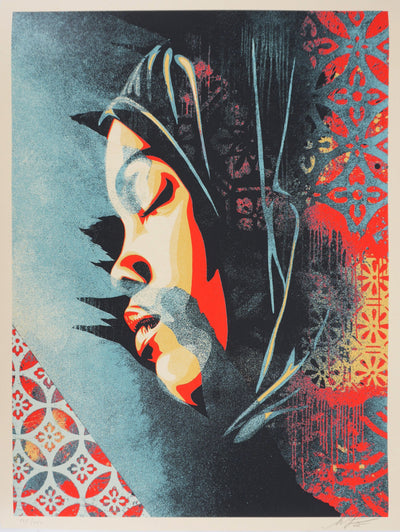 Shepard FAIREY (Obey) : Meditation, Sérigraphie originale signée