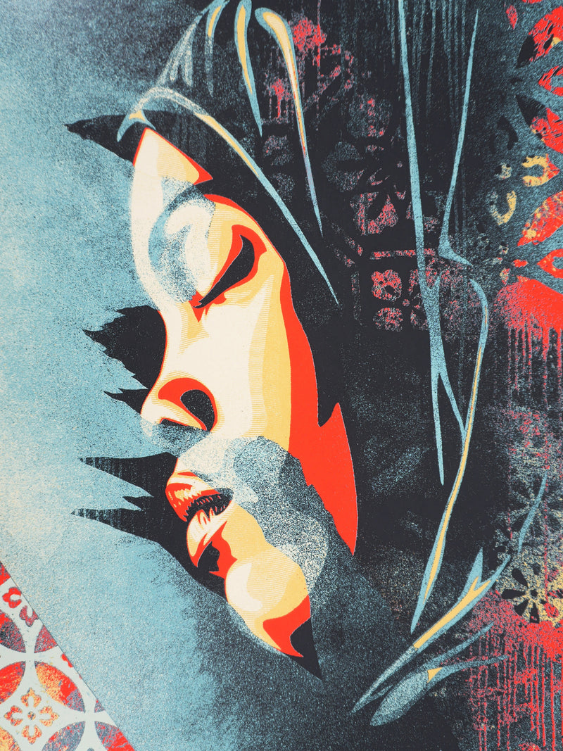 Shepard FAIREY (Obey) : Meditation, Sérigraphie originale signée