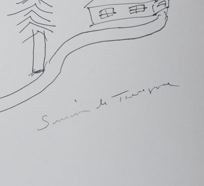 Autographe original de Simone de TERVAGNE (photo de détail 2) - Crédit photo : Galerie Art.Paris