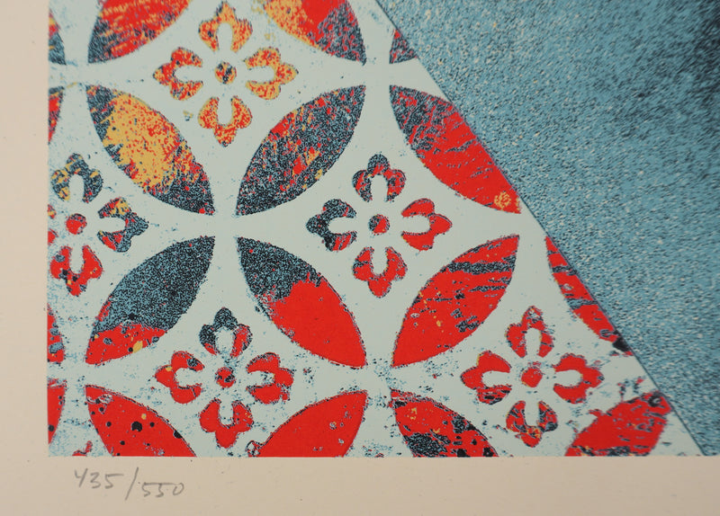 Shepard FAIREY (Obey) : Meditation, Sérigraphie originale signée