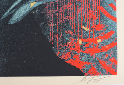 Shepard FAIREY (Obey) : Meditation, Sérigraphie originale signée
