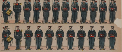 Imagerie d'Epinal : Les marins, Gravure originale