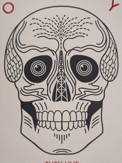 Shepard FAIREY : They Live We Sleep, Gravure originale signée