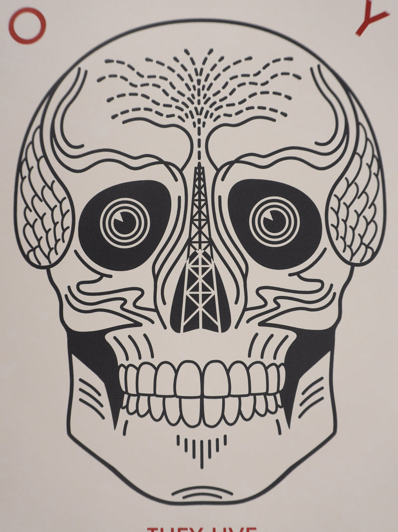 Shepard FAIREY : They Live We Sleep, Gravure originale signée