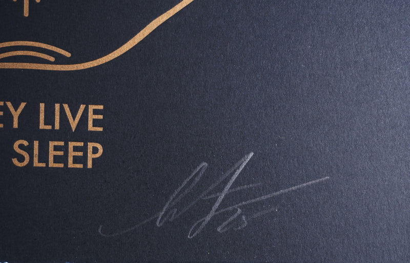 Shepard FAIREY : They Live We Sleep (Black), Gravure originale signée