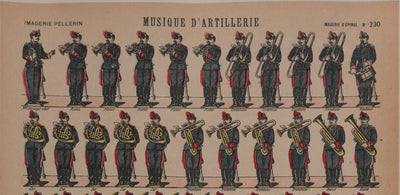 Imagerie d'Epinal : Les Turcos, Gravure originale