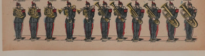 Imagerie d'Epinal : Les Turcos, Gravure originale