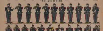 Imagerie d'Epinal : Les Turcos, Gravure originale