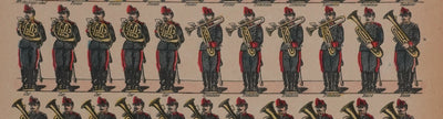 Imagerie d'Epinal : Les Turcos, Gravure originale