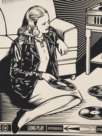 Shepard FAIREY (Obey) : C'mon Everybody, Sérigraphie originale signée