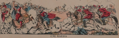 Imagerie d'Epinal : Les Spahis, Gravure originale