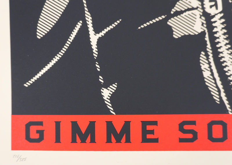 Shepard FAIREY (Obey) : Noise and Lies Red, Sérigraphie originale signée
