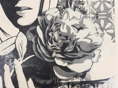 Shepard FAIREY (Obey) : Incarnation Silver, Sérigraphie originale signée