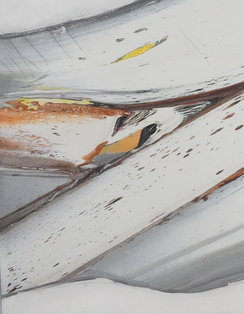 Jan MEIJER: Abstraktion in Schwarz und Rot, Öl auf Leinwand signiert