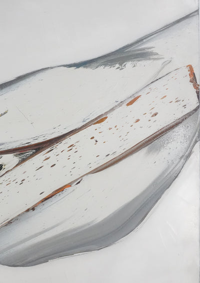 Jan MEIJER: Abstraktion in Schwarz und Rot, Öl auf Leinwand signiert