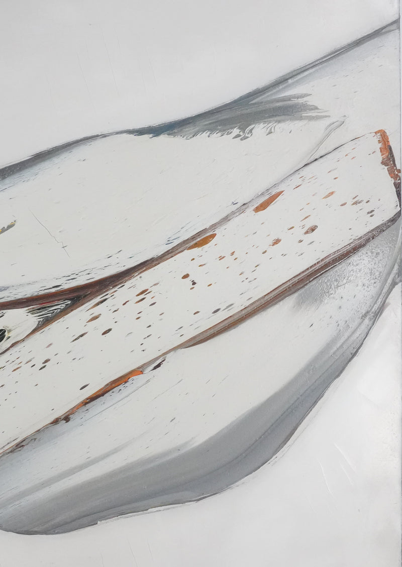 Jan MEIJER: Abstraktion in Schwarz und Rot, Öl auf Leinwand signiert