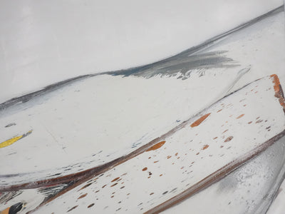 Jan MEIJER: Abstraktion in Schwarz und Rot, Öl auf Leinwand signiert