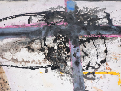 Jan MEIJER : Crucifixion catalane, Huile sur panneau signée