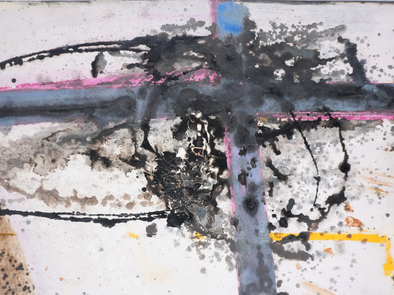 Jan MEIJER : Crucifixion catalane, Huile sur panneau signée