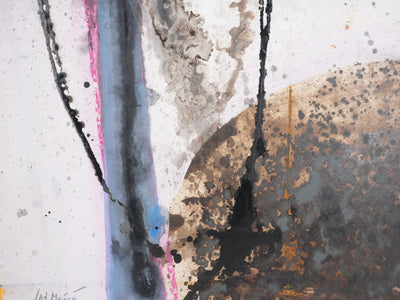 Jan MEIJER : Crucifixion catalane, Huile sur panneau signée