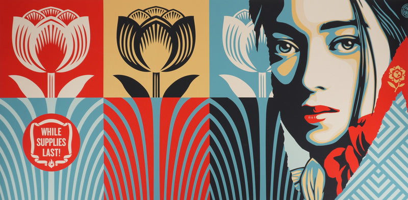 Shepard FAIREY (Obey) : While Supplies Last (large), Sérigraphie originale signée