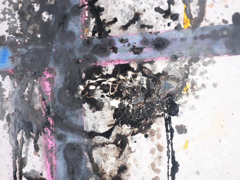 Jan MEIJER : Crucifixion catalane, Huile sur panneau signée