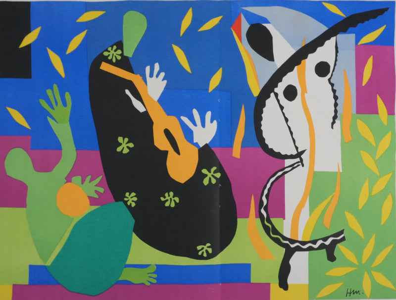 Henri MATISSE : La tristesse du roi, Lithographie originale (photo de détail 2) - Crédit photo : Galerie Art.Paris