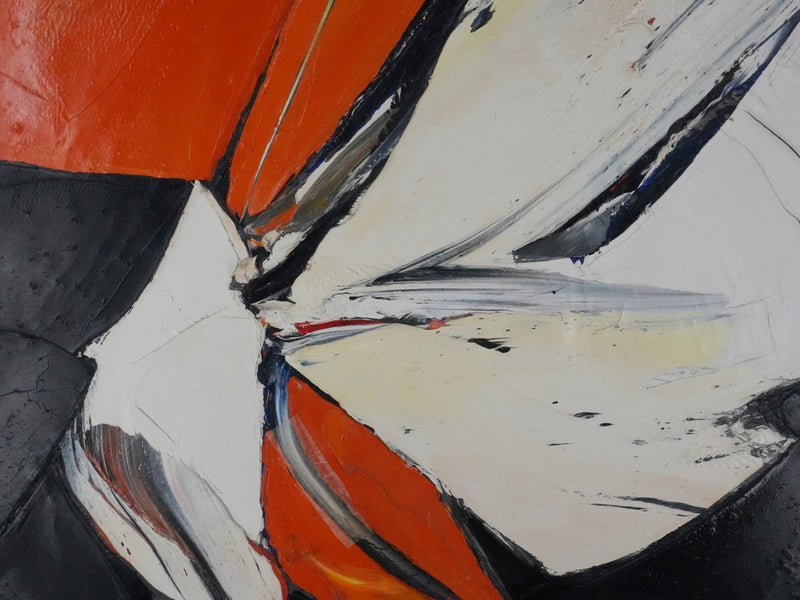 Jan MEIJER : La mouette à Amorgos, Huile sur toile signée