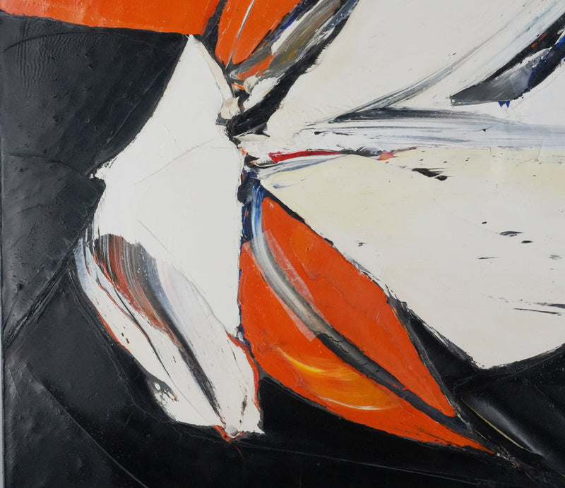 Jan MEIJER : La mouette à Amorgos, Huile sur toile signée