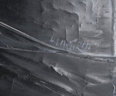 Jan MEIJER : La mouette à Amorgos, Huile sur toile signée