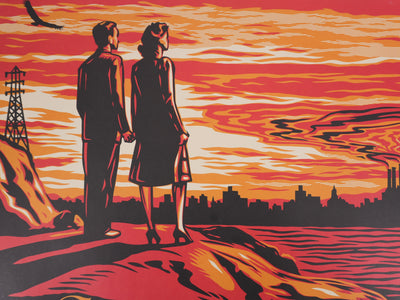 Shepard FAIREY : Those sunsets are to die for, Sérigraphie originale signée