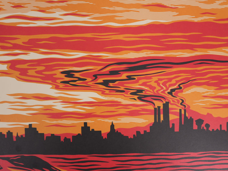 Shepard FAIREY : Those sunsets are to die for, Sérigraphie originale signée