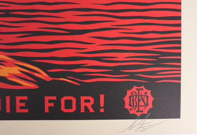 Shepard FAIREY : Those sunsets are to die for, Sérigraphie originale signée
