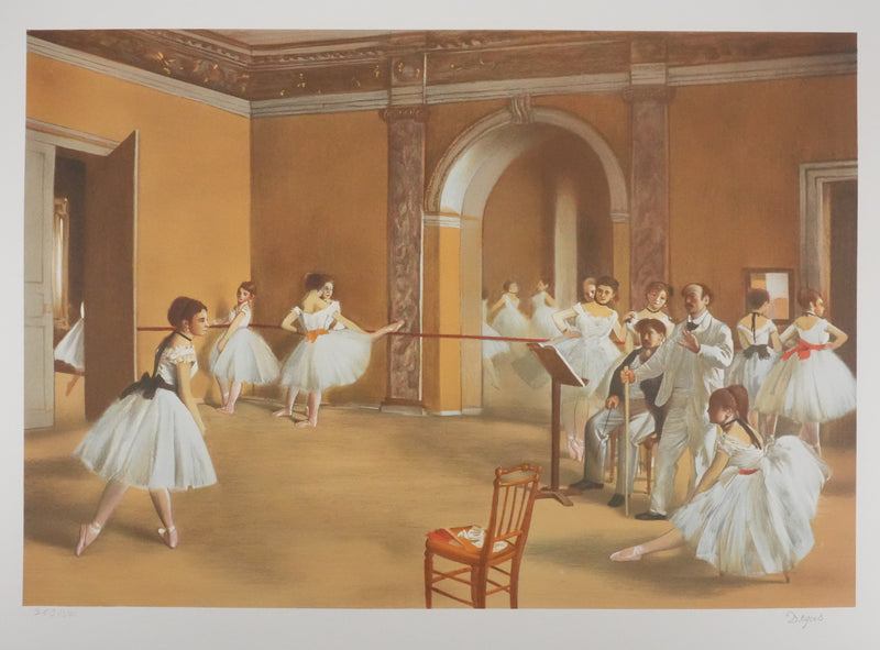 Edgar DEGAS : Le foyer de la danse à l&