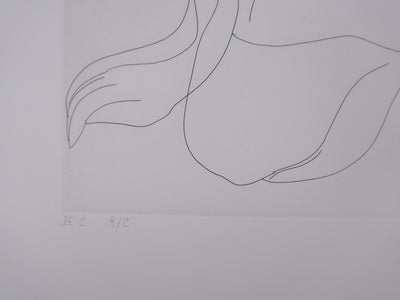 Pablo PICASSO : Les 156, Peinture Autoportrait-devinette, Gravure originale signée