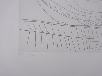 Pablo PICASSO : Les 156, Vieux modèle pour jeune odalisque, Gravure originale signée