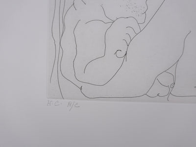 Pablo PICASSO : Les 156, Le Trèfle à quatre feuilles, Gravure originale signée