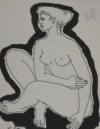 Antoniucci VOLTI : Nu féminin, Gravure signée