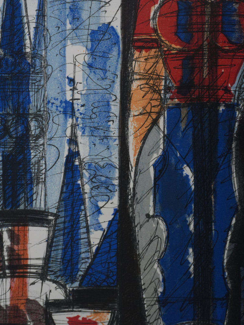 Marcel GROMAIRE : Portrait des amants en intérieur, Lithographie originale (photo de détail 7) - Crédit photo : Galerie Art.Paris