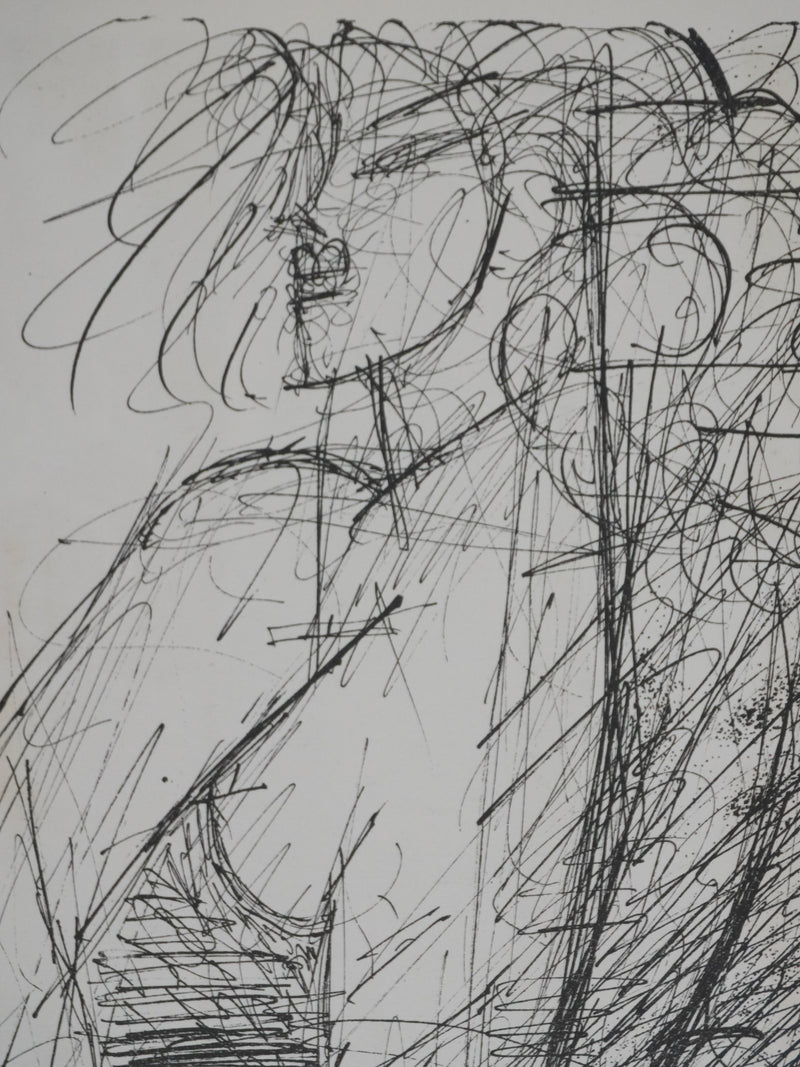 Marcel GROMAIRE : Nu féminin de dos, Lithographie originale (photo de détail 4) - Crédit photo : Galerie Art.Paris