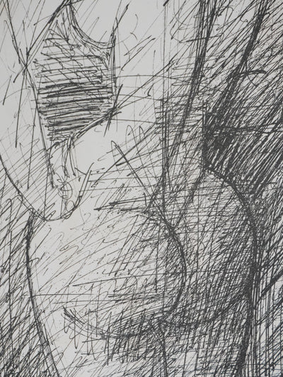 Marcel GROMAIRE : Nu féminin de dos, Lithographie originale (photo de détail 5) - Crédit photo : Galerie Art.Paris