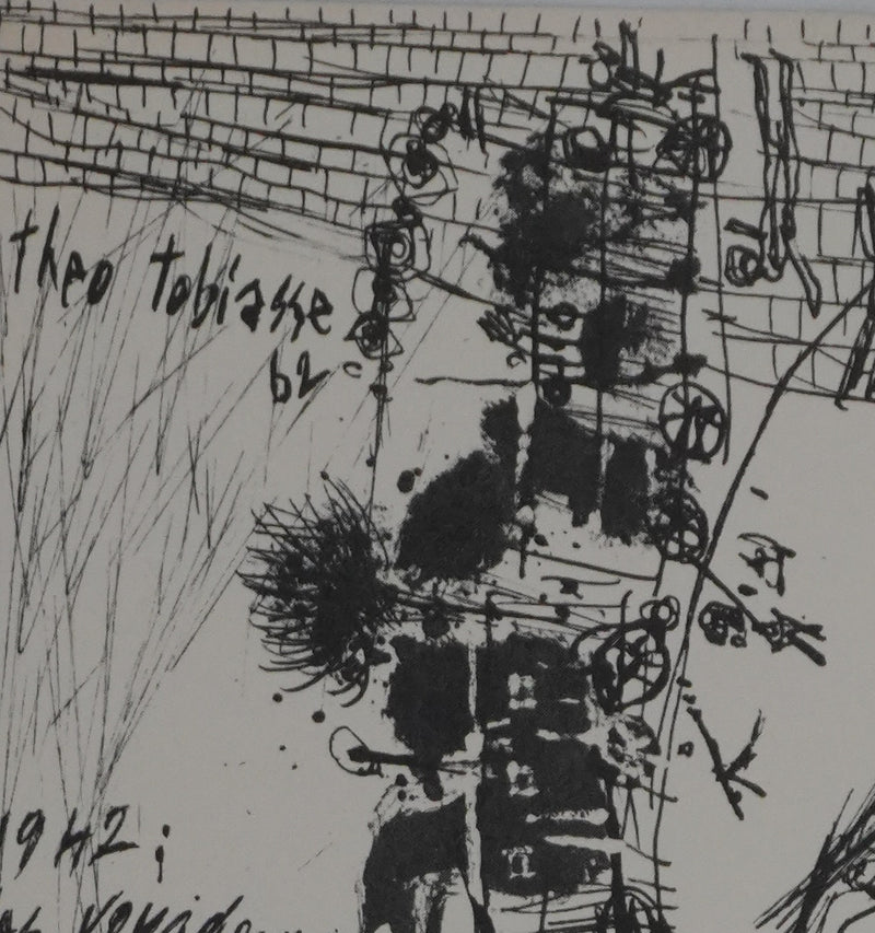 Théo TOBIASSE : Les voyageurs du désespoir, Gravure signée