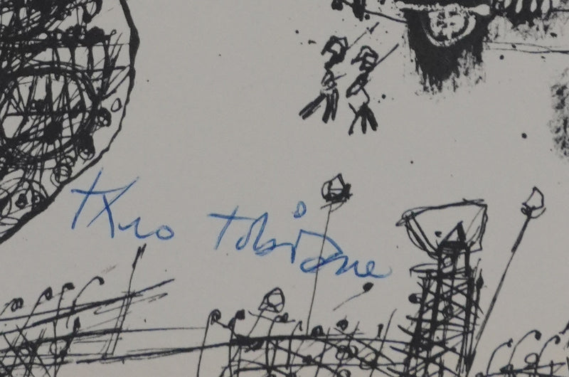Théo TOBIASSE : Les voyageurs du désespoir, Gravure signée