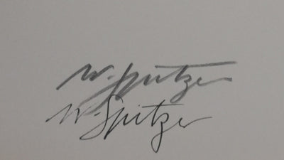 Walter SPITZER : La peur, Gravure signée