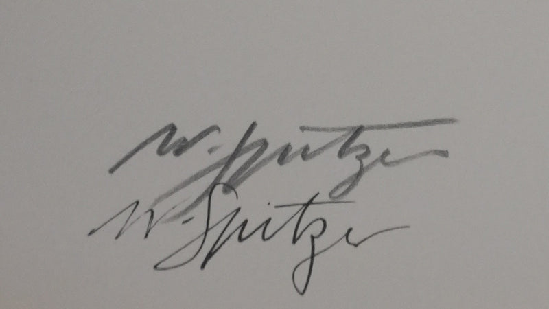 Walter SPITZER : La peur, Gravure signée