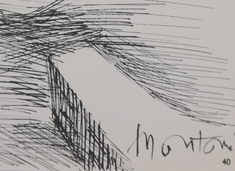 Roger MONTANE : Les trois âmes, Gravure signée