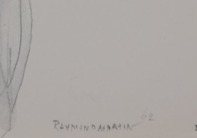 Raymond MARTIN : Silhouette tournante, Héliogravure signée